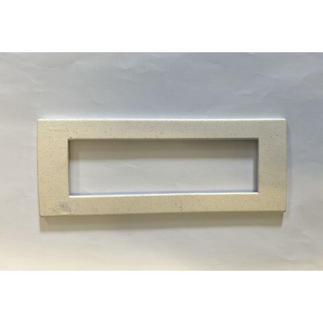 BTICINO - PLACCA 7 MODULI BIANCO INTEGRALE  N4807IB
