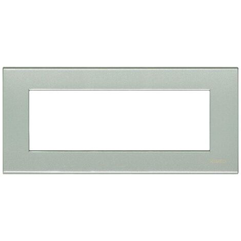 BTICINO - PLACCA 7 MODULI GRIGIO PERLA N4807GN