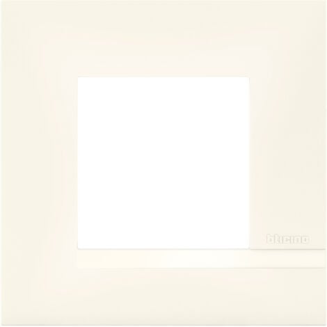 LEGRAND Bticino - Plaque Altège Collection Classico 1 poste - Finition Neige