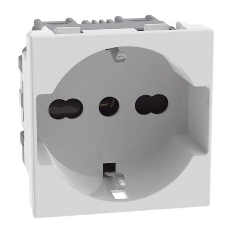 BTICINO Presa Standard Tedesco 2P+T 16 A MatixGo Bianco
