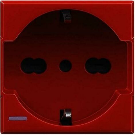 Bticino presa std tedesco/italiano red axolute h4140/16r
