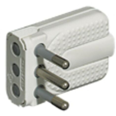 bticino S2465TA adaptateur prise d'alimentation Blanc