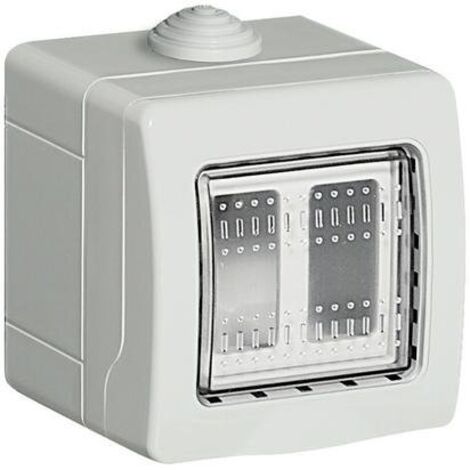 Bticino s25502e custodia per esterno bianco 2 moduli - bticino