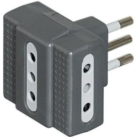 Bticino S3603G adattatore per presa di corrente Antracite
