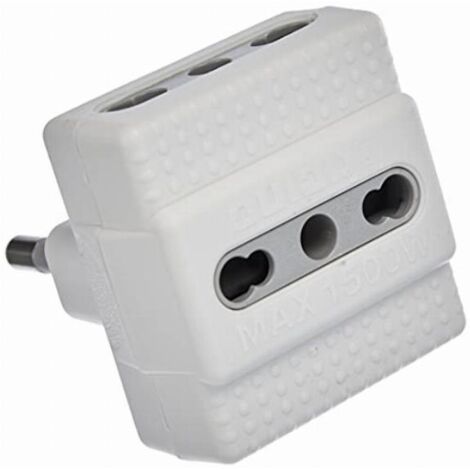 bticino S3604D adattatore per presa di corrente Bianco