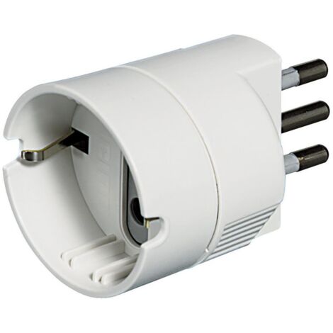 bticino S3623DE adaptateur prise d'alimentation Type L (IT) Blanc