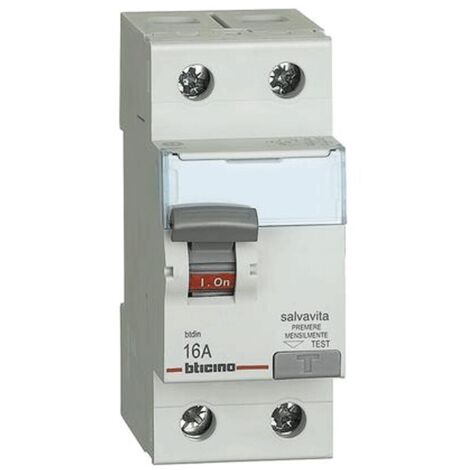 Bticino salvavita differenziale 16A 10MA G722AC16