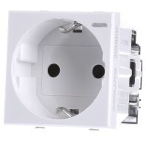 Bticino SCHUKO-Steckdose HD4141W weiss SL