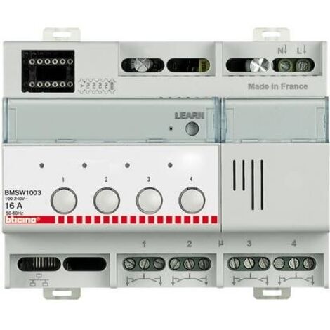 Bticino SCS REG-AKTOR 4X16 A (BMSW1003)