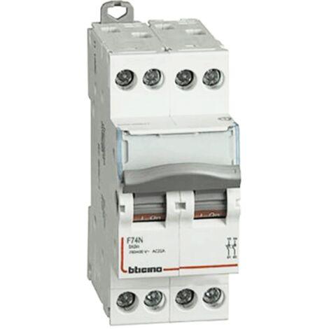 Bticino sectionneur 4P 32A 2 modules F74N32