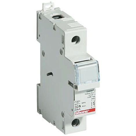 Bticino sectionneur porte-fusible 1P 32A 500V 1 module F321