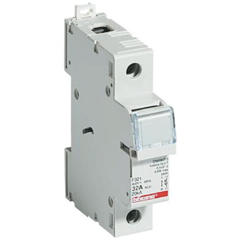 Bticino sezionatore portafusibile 1P 32A 500V 1 modulo F321