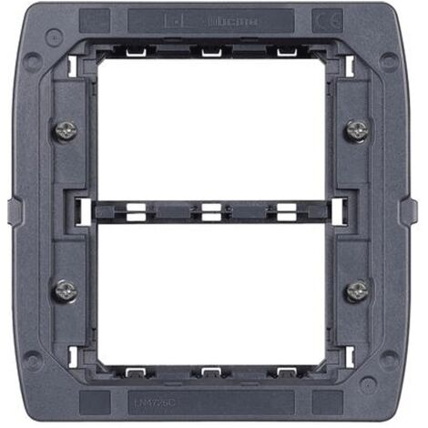Bticino support 3+3 modules pour plaques AIR LN4726C