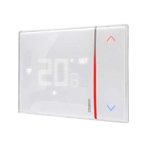 Bticino SXW8002R TERMOSTATO WIFI DIGITALE Smarther2 with Netatmo, Termostato Caldaia da Incasso, Programmabile, Comando da App, Alexa e Google, Bianco, Prodotto ricondizionato