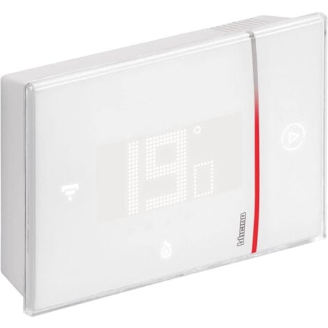 Bticino SXW8002WR TERMOSTATO WIFI DIGITALE Smarther2, Termostato a parete, Programmabile, Comando da App, Alexa e Google, Bianco, prodotto ricondizionato