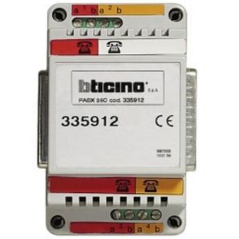 BTICINO TERRANEO - MODULO ESPANSIONE 4 DERIVATI TELEFONICI - 3 MODULI DIN