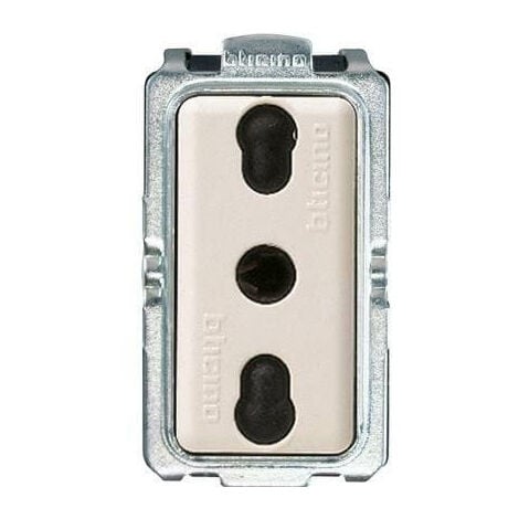 BOXLUM Bticino Toma Magica de Seguridad 2P+T 16 A 250 V