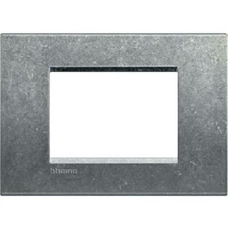 Bticino wohnlichtplatte 3 module farbe nativ lna4803na