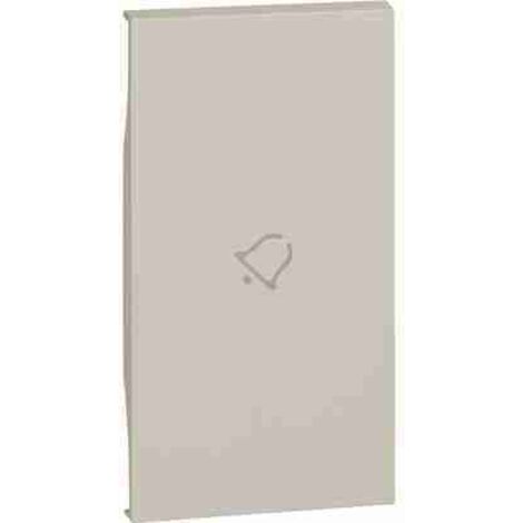 BTIKM01M2D Beleuchtete Abdeckung mit Glockensymbol – 2 Module, Sand