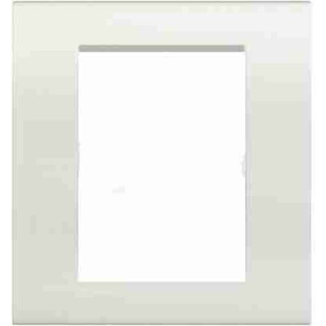 BTILNA4826BI Plaque carrée pour module Livinglight 3+3