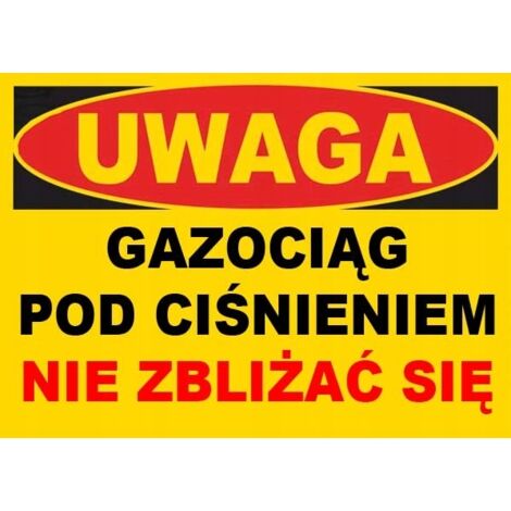 BTO-42 - SCHILD - Druckgasleitung