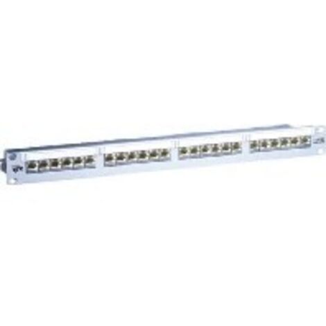BTR NETCOM 24-Port Panel E-DAT C6 1HE Alu modular LSA TN MP24 mod