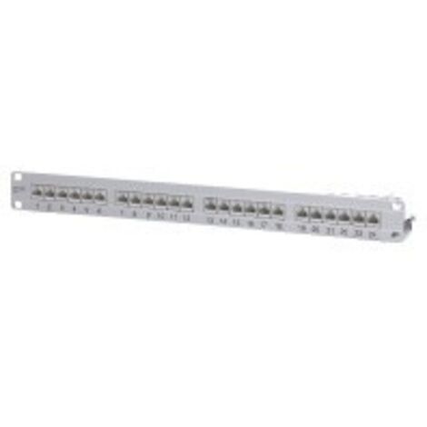 BTR NETCOM 24-Port Panel E-DAT C6 1HE Alu TN MP24
