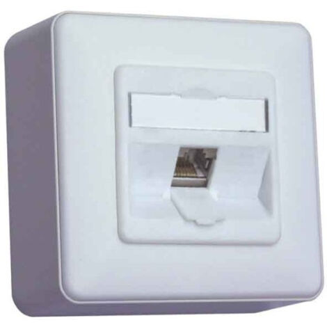 BTR NETCOM Anschlussdose C6Amodul AP 1Port 180 AP,rws TN C6Amod-1AP-180rw