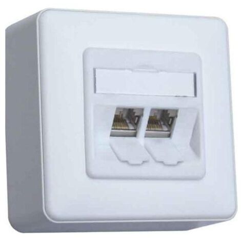 BTR NETCOM Anschlussdose C6Amodul AP TN C6Amod-2AP-180rw