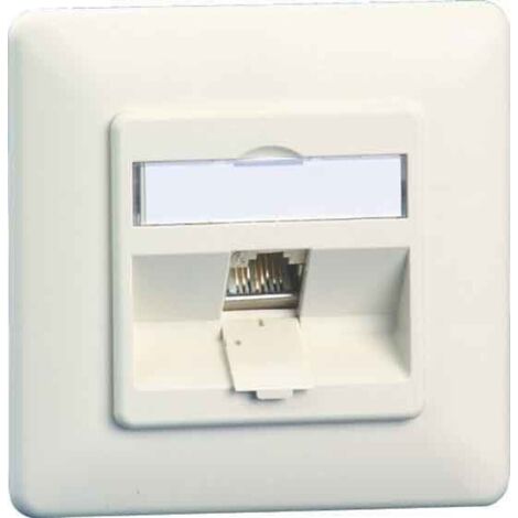 BTR NETCOM Anschlussdose C6Amodul UP 1Port 270 UP,rws TN C6Amod-1UP-270rw