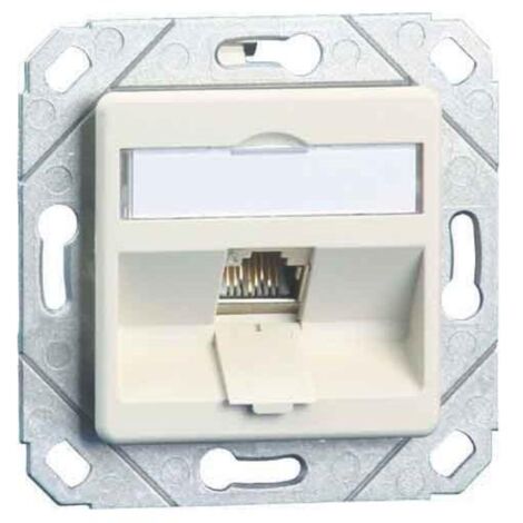 BTR NETCOM Anschlussdose C6Amodul Upk 1Port 180 Upk,rws TN C6Amod-1UPk-180rw
