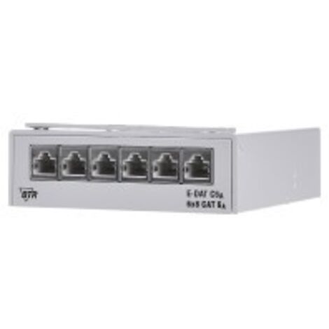BTR NETCOM AP-Verteiler 6Port C6A 6xRJ45, rws TN EDATC6A-6AP-rws