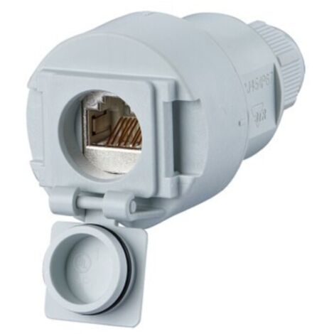 BTR NETCOM Kupplung Cat.6A 1-Port lgr 1309515003-E