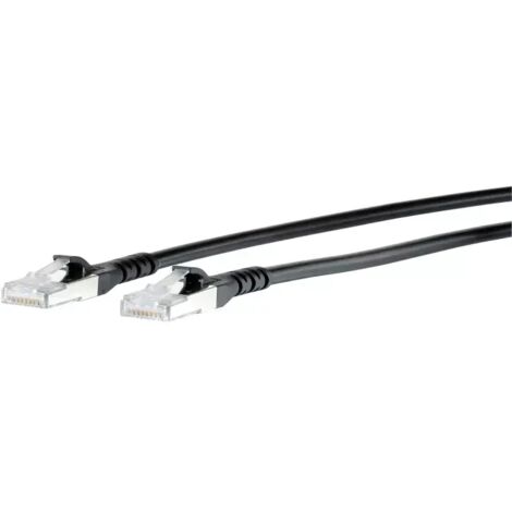 BTR NETCOM Patchkabel S/FTP sw 1,5m Cat.6A 1308451500-E