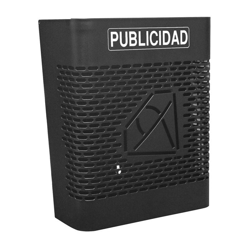 

Buzon Publicidad Rejilla Negro 24x27x13cm