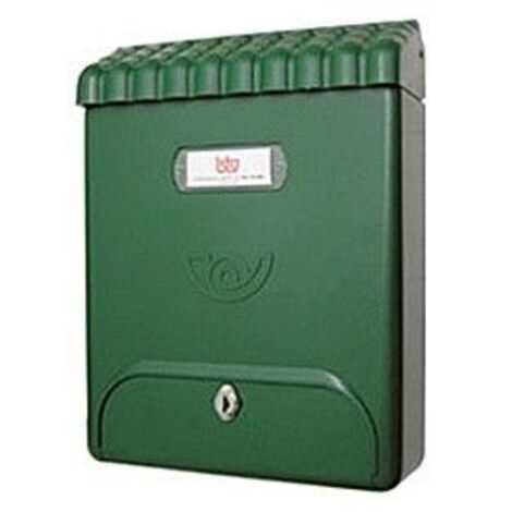 btv finstoc buzon garden 22 plastico verde   330x250x83 mm 02932