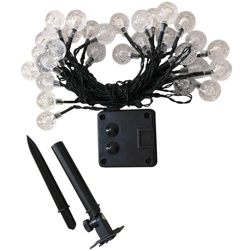 Bubble Ball 50LED extérieur étanche guirlandes solaires boule ronde lanternes lumières de Noël jardin cour guirlandes décoratives