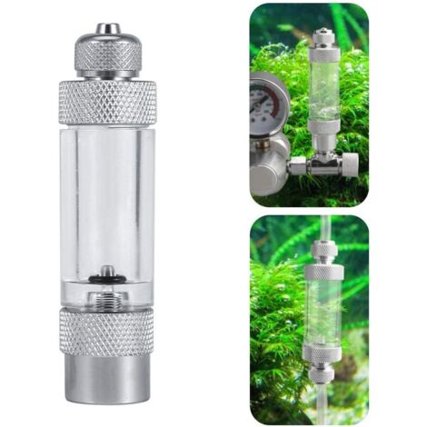 Bubble Counter, Aquarium Air Pump Accessory, Aquarium CO2 Metering Tool (Single Head)