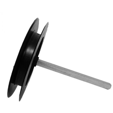 Bubendorff – Poulie Ø126 mm pour volets roulants – Type carré 8 mm – Compatible BLOC CLASSIC v2.2 et MONO CLASSIC v3 – Fonctionnement optimal
