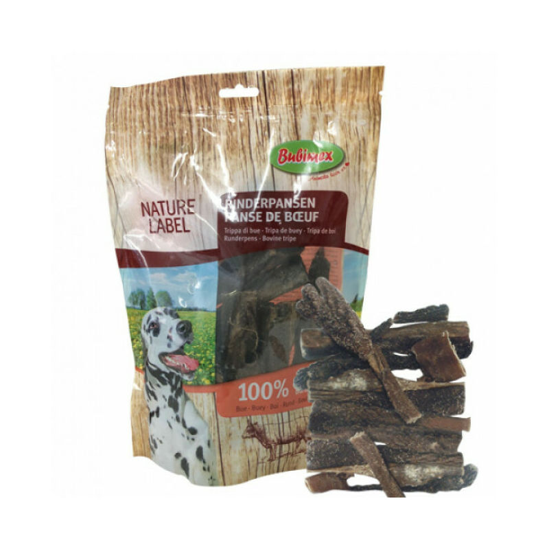 Bubimex - Morceaux de panse de bœuf séchée pour chien sachet 500 g