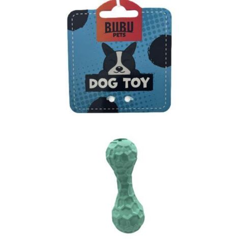 Bubu Pets  Manubrio in gomma per dolcetti al profumo di menta 10 cm - Manubrio in gomma per dolcetti al profumo di menta 10 cm