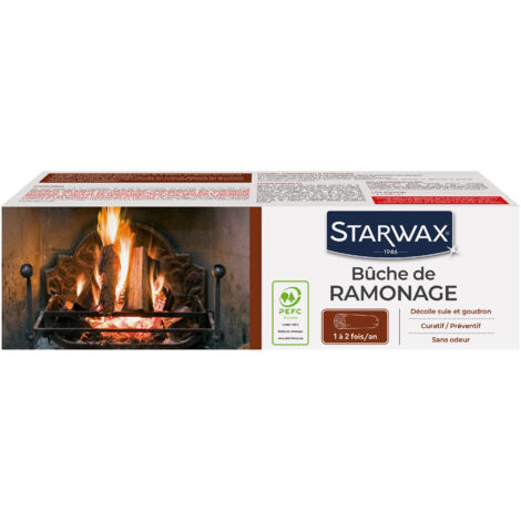 BRUNEL Buche de ramonage pour poêle et cheminée STARWAX