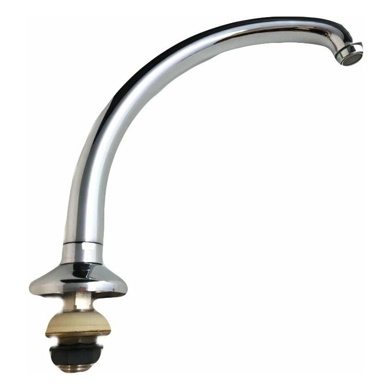 Bec de robinet pivotant avec raccord 1/2