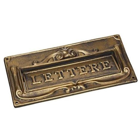 Bûche pour lettres Vigor alu-zinc bronze mm. 300x140