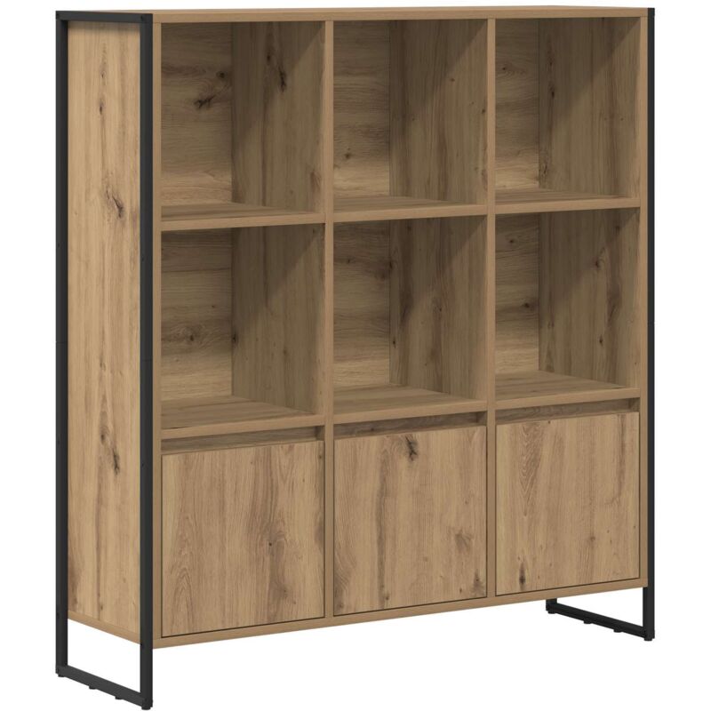 Bücherregal 2 Pcs Kunsthandwerk Eiche 99, 5 X 30 X 108 Cm Vidaxl