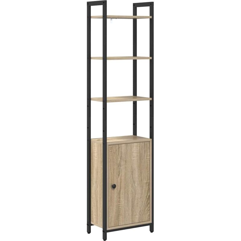 Bücherregal Sonoma-eiche 40 X 24 X 161 Cm Holzwerkstoff Vidaxl
