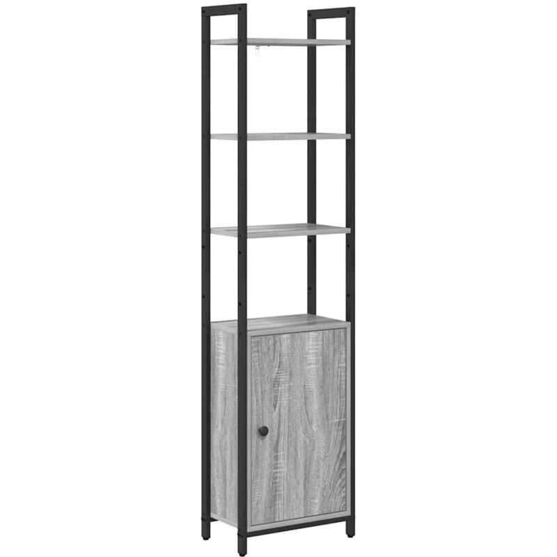 Bücherregal Graues Sonoma 40 X 24 X 161 Cm Holzwerkstoff Vidaxl