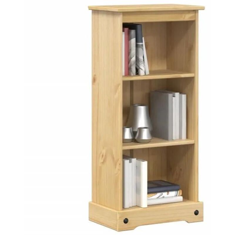 Bücherregal Corona 46x29x100 Cm Massivholz Kiefer Vidaxl