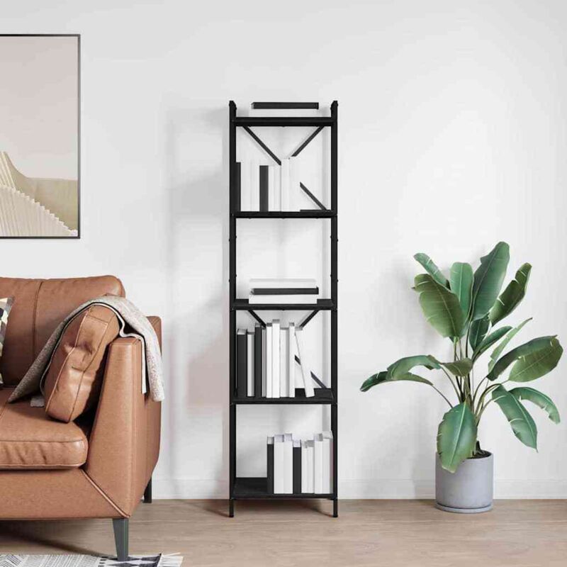 Bücherregal Schwarze Eiche 40 X 30 X 153 Cm Holzwerkstoff Vidaxl