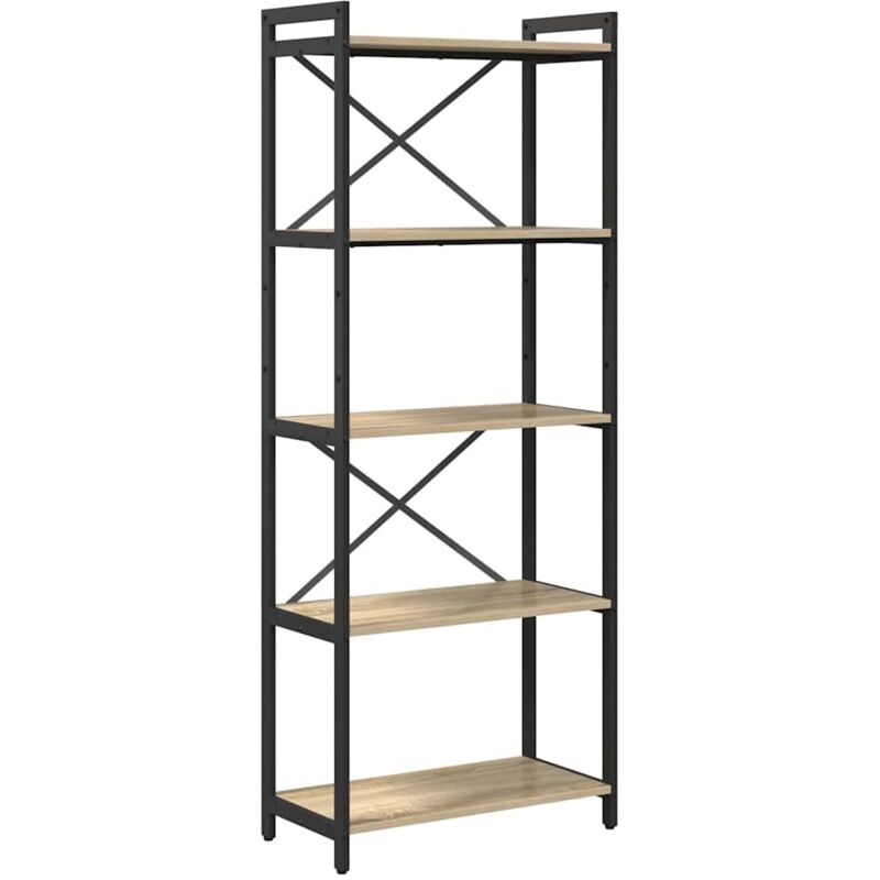 Bücherregal Sonoma Eiche 60 X 30 X 153 Cm Holzwerkstoff Vidaxl